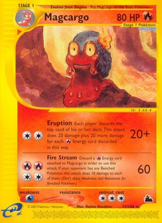Magcargo 017/144 - Skyridge Reverse Holofoil