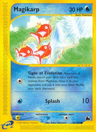 Magikarp 075 - Skyridge - Reverse Holofoil