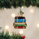 Mini Stack Of Books Ornament