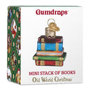Mini Stack Of Books Ornament