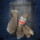 Halloween Hanging Animated Zombie Prisoner Decoration Sound-Activated