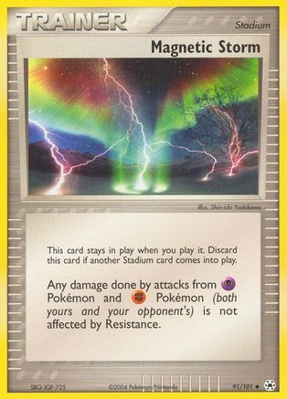 Magnetic Storm 091/101 - Hidden Legends Reverse Holofoil