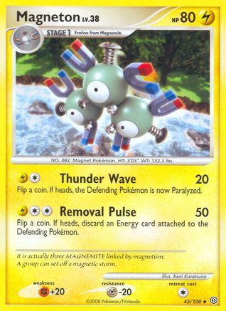Magneton 043/100 - Stormfront Reverse Holofoil