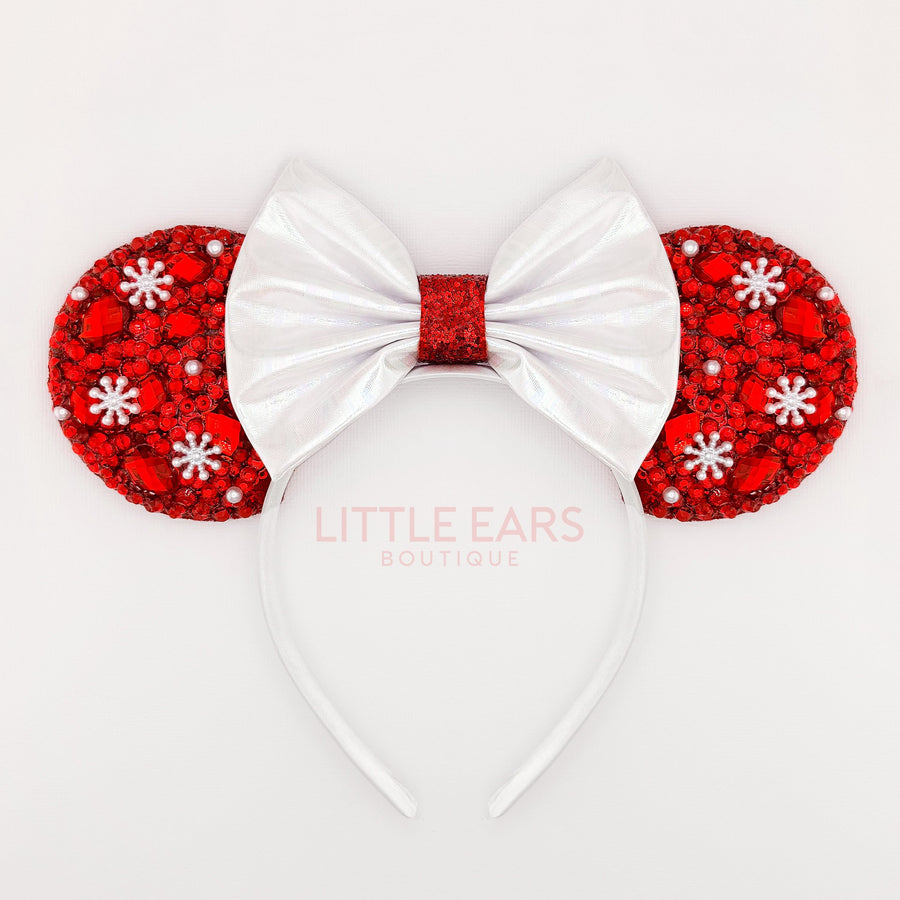 Christmas Snowflake Sparkle Ears