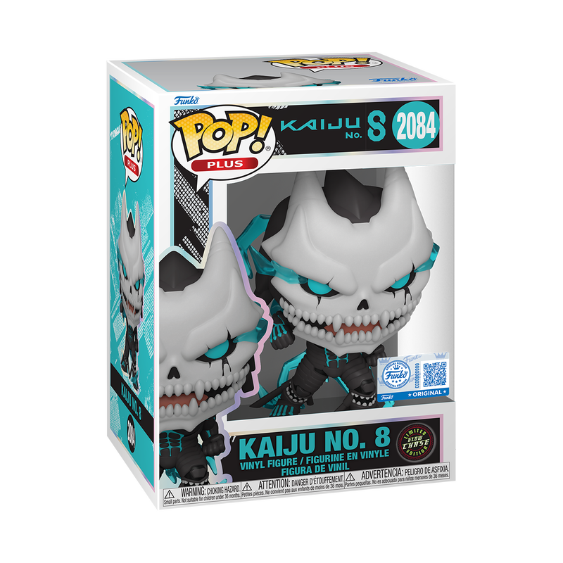 LIMITED EDITION Pop! Plus Kaiju No. 8 (Glow Chase) with Pop! Protector (Est. Arrival: September 2025)