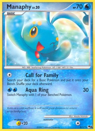 Manaphy 003/017 - POP Series 6