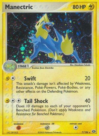 Manectric 007/106 - Emerald - Reverse Holofoil