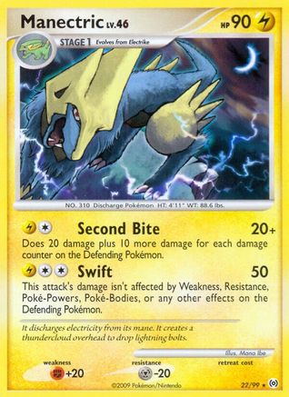 Manectric 022/99 - Arceus Reverse Holofoil