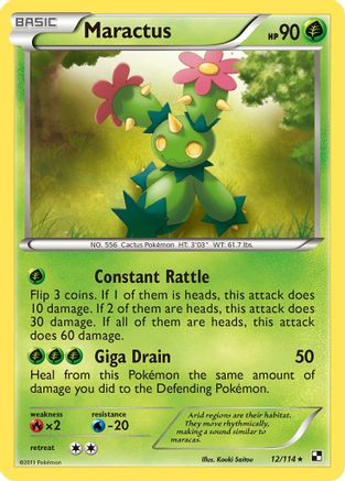 Maractus 012/114 - Black and White