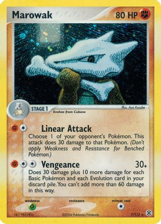 Marowak 007/112 - FireRed & LeafGreen Holofoil