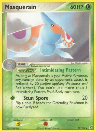 Masquerain 039/107 - Deoxys Reverse Holofoil