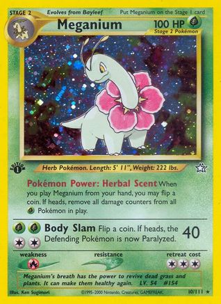 Meganium 010/111 - Neo Genesis
