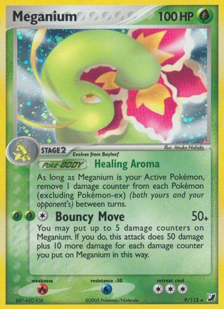 Meganium 009/115 - Unseen Forces Holofoil