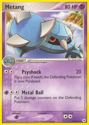 Metang 043/101 - Hidden Legends Reverse Holofoil