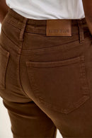 Judy Blue High Waist Aurora Weekender Jeans with Knee Darts C Mahogany