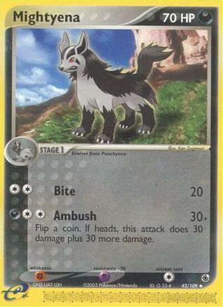 Mightyena 042/109 - Ruby and Sapphire
