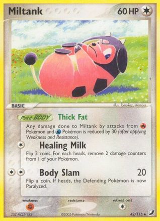 Miltank 042 - Unseen Forces - Reverse Holofoil