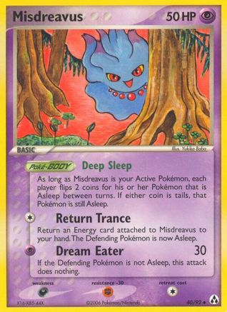 Misdreavus 040/92 - Legend Maker Reverse Holofoil