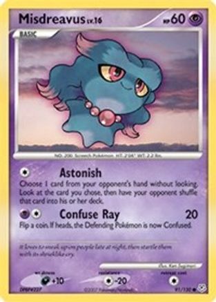 Misdreavus 091/130 - Diamond and Pearl