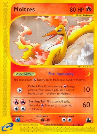 Moltres 021/144 - Skyridge Reverse Holofoil
