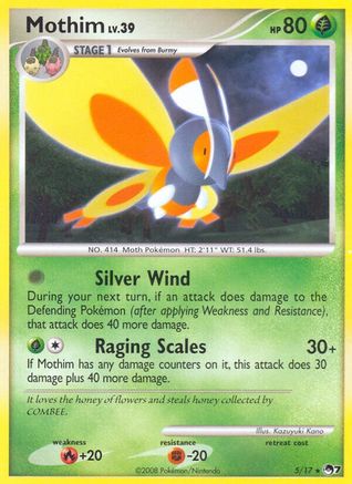 Mothim 005/17 - POP Series 7 Holofoil