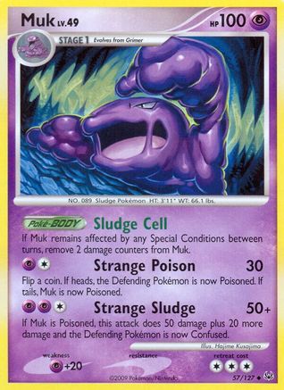 Muk 057/127 - Platinum Reverse Holofoil