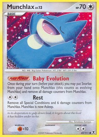 Munchlax 069/111 - Rising Rivals Reverse Holofoil