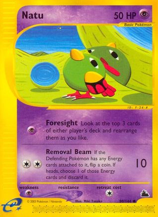 Natu 080/144 - Skyridge Reverse Holofoil
