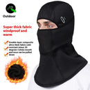 Outdoor Cycling Fleece-lined Windproof Helmet Cap
