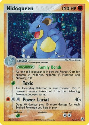Nidoqueen 009/112 - FireRed & LeafGreen Reverse Holofoil