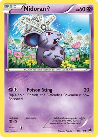 Nidoran F 040/116 - Plasma Freeze