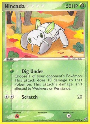 Nincada 067/107 - Deoxys - Reverse Holofoil