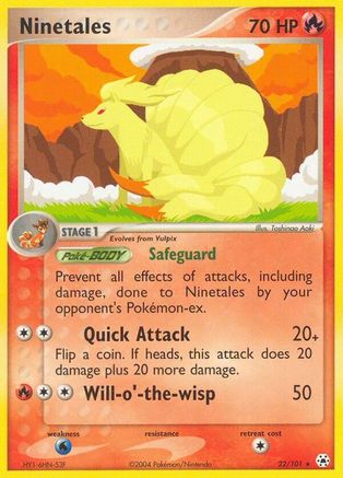 Ninetales 022/101 - Hidden Legends Reverse Holofoil