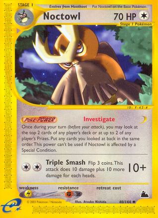 Noctowl 040/144 - Skyridge Reverse Holofoil