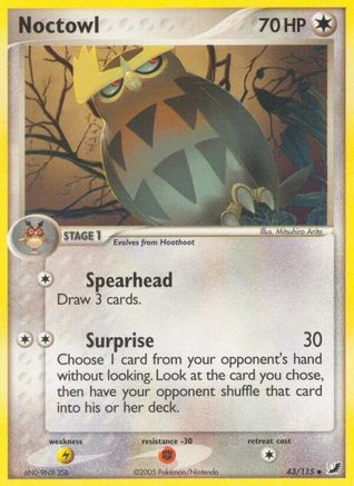 Noctowl 043 - Unseen Forces - Reverse Holofoil