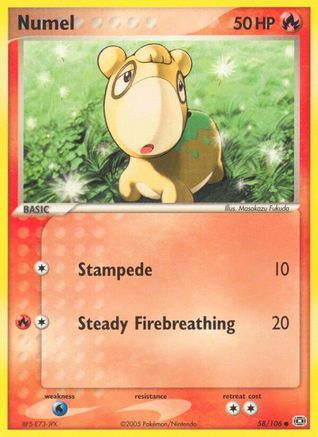 Numel 058/106 - Emerald Reverse Holofoil
