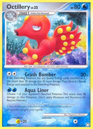 Octillery 057/123 - Mysterious Treasures Reverse Holofoil