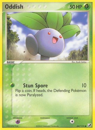 Oddish 064/115 - Unseen Forces - Reverse Holofoil