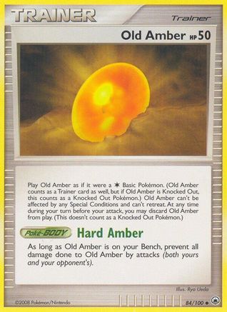 Old Amber 084/100 - Majestic Dawn Reverse Holofoil