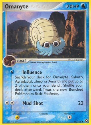 Omanyte 056/108 - Power Keepers