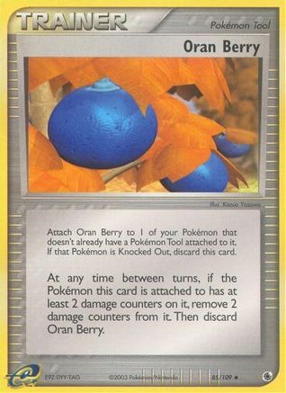 Oran Berry 085/109 - Ruby and Sapphire Reverse Holofoil