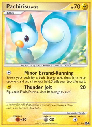 Pachirisu 004/017 - POP Series 6 Holofoil