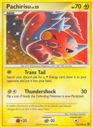 Pachirisu 043/100 - Majestic Dawn Reverse Holofoil