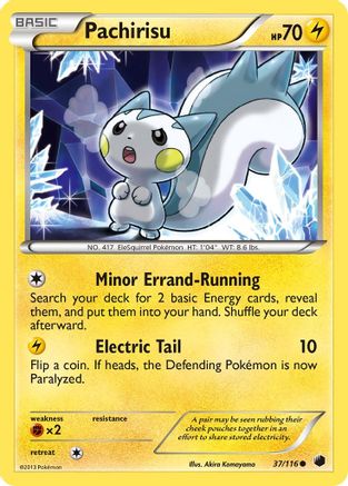 Pachirisu 037/116 - Plasma Freeze Reverse Holofoil