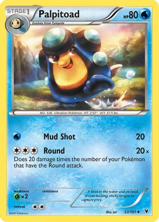 Palpitoad 023/101 - Noble Victories