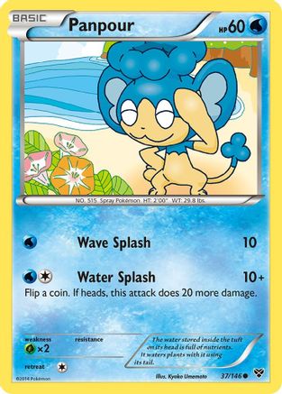Panpour 037/146 - XY Base Set Reverse Holofoil