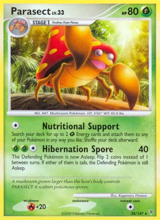 Parasect 038/147 - Supreme Victors Reverse Holofoil