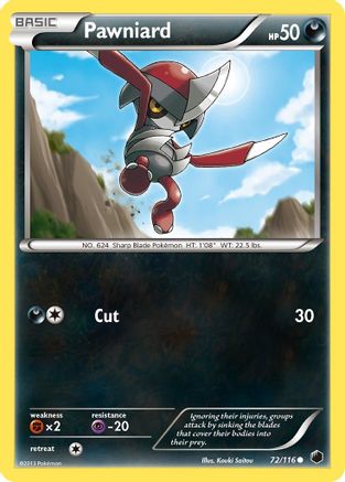 Pawniard 072/116 - Plasma Freeze Reverse Holofoil