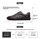 Men's Vintage Low Top Leather Sneakers