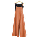 Women's Loose One-piece Wide-leg Pants Casual Jumpsuit